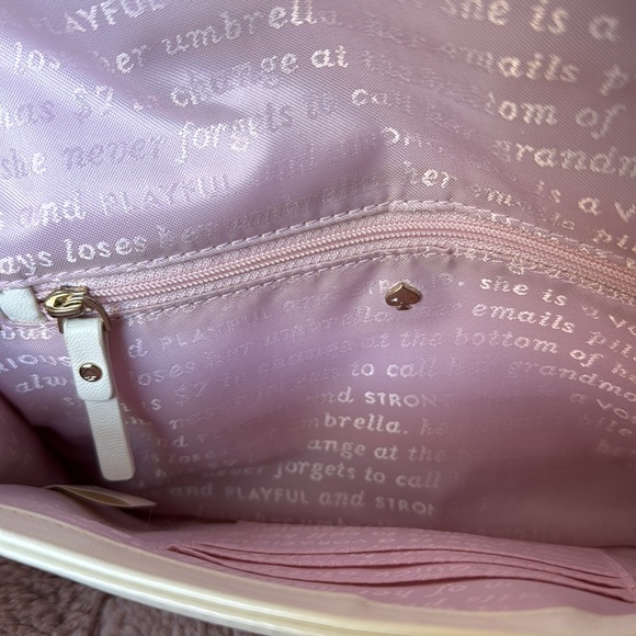 Kate Spade Rose Colored Glasses Frames Clutch Bag - Picture 16 of 16
